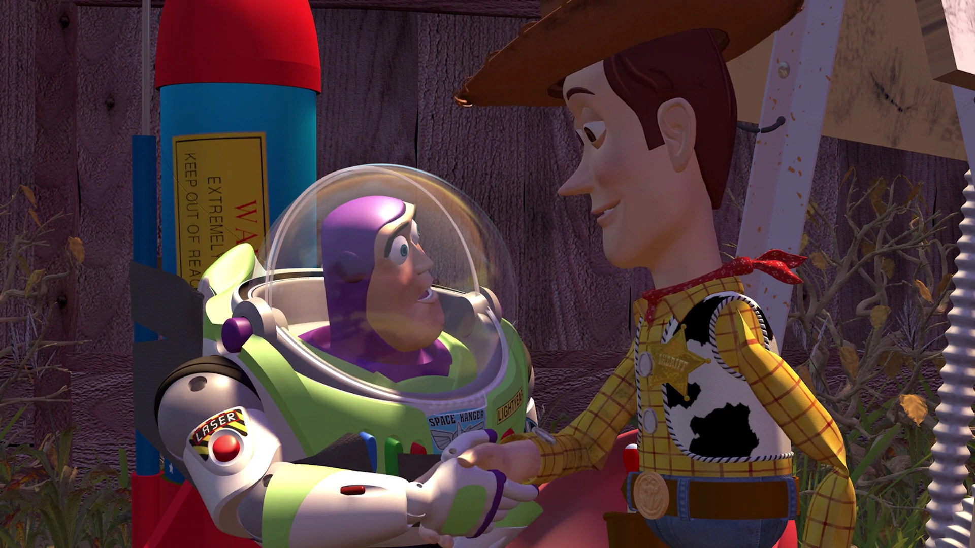 A scene from Toy Story