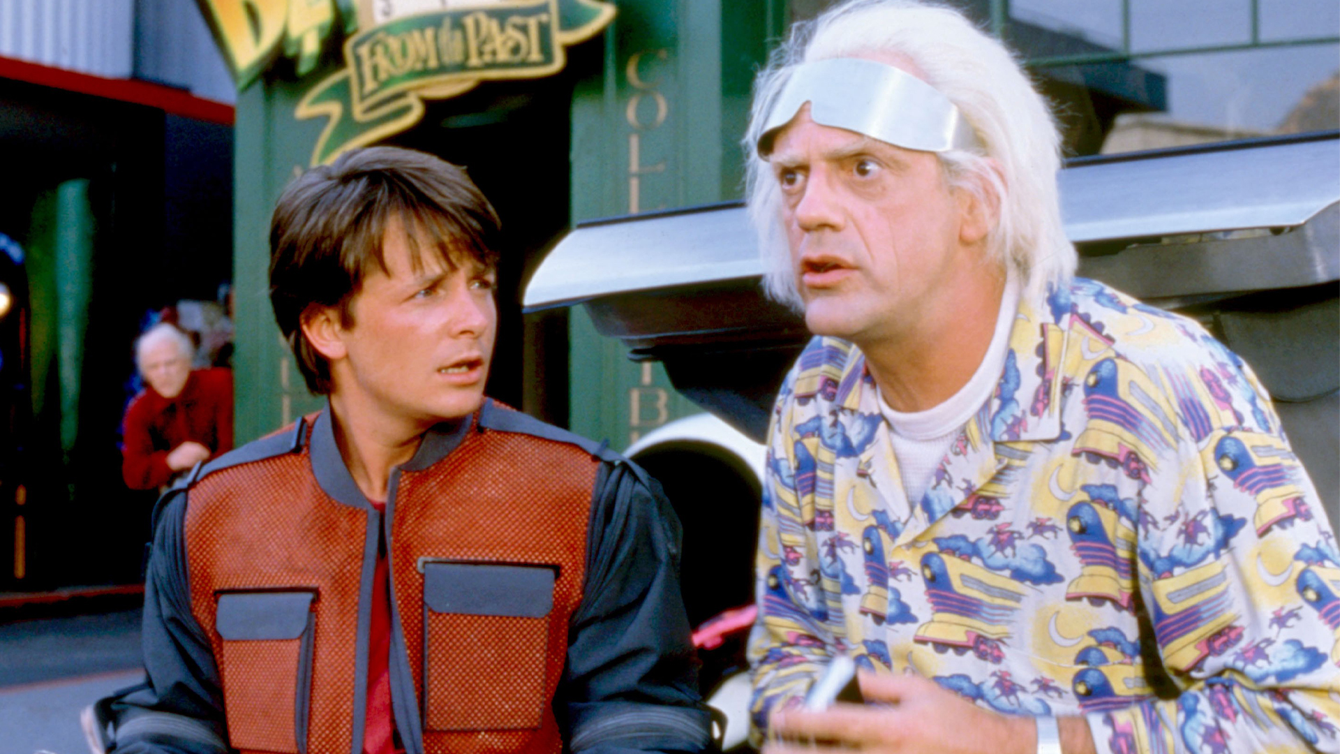 A scene from Back To The Future: Part II
