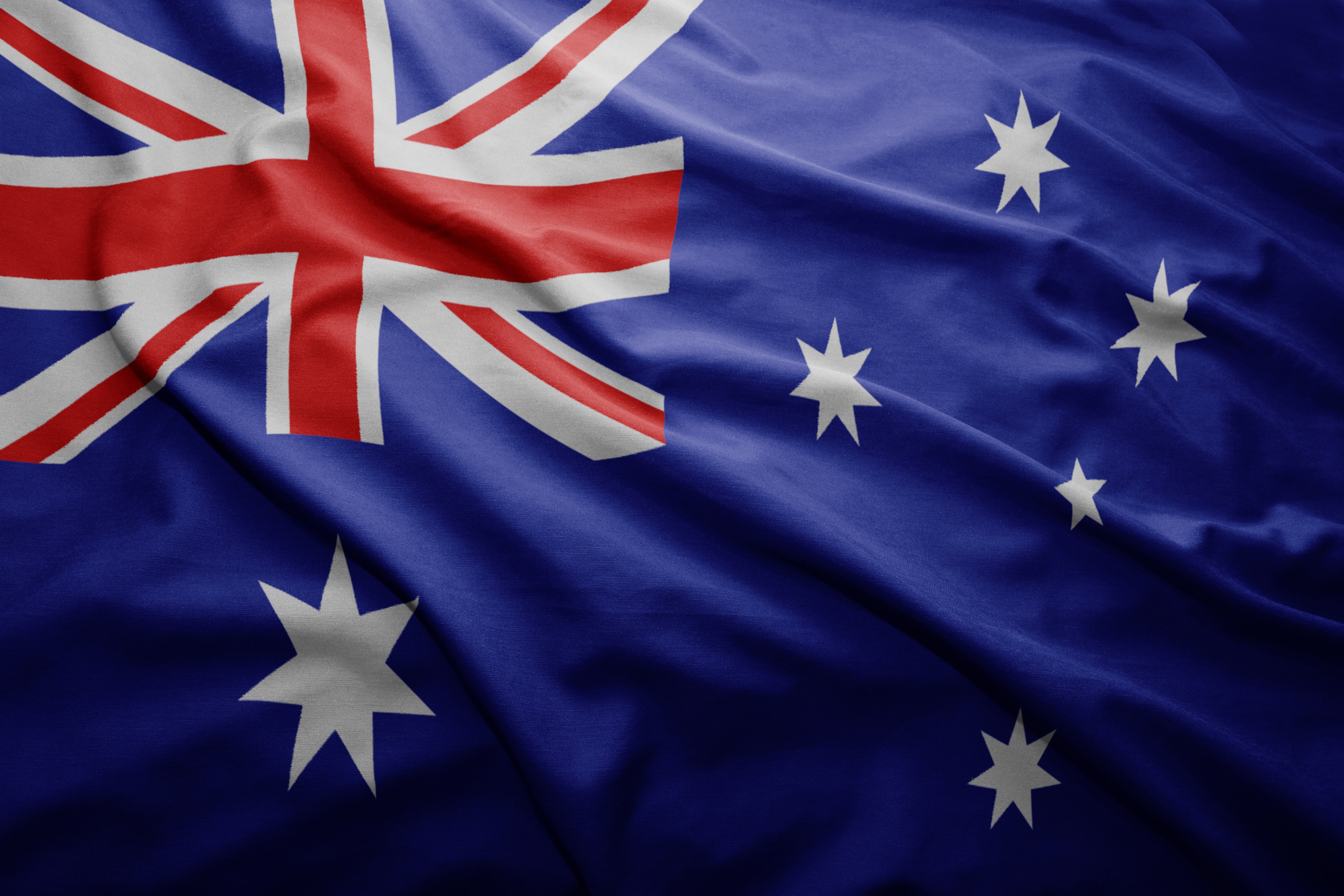 The Australian flag