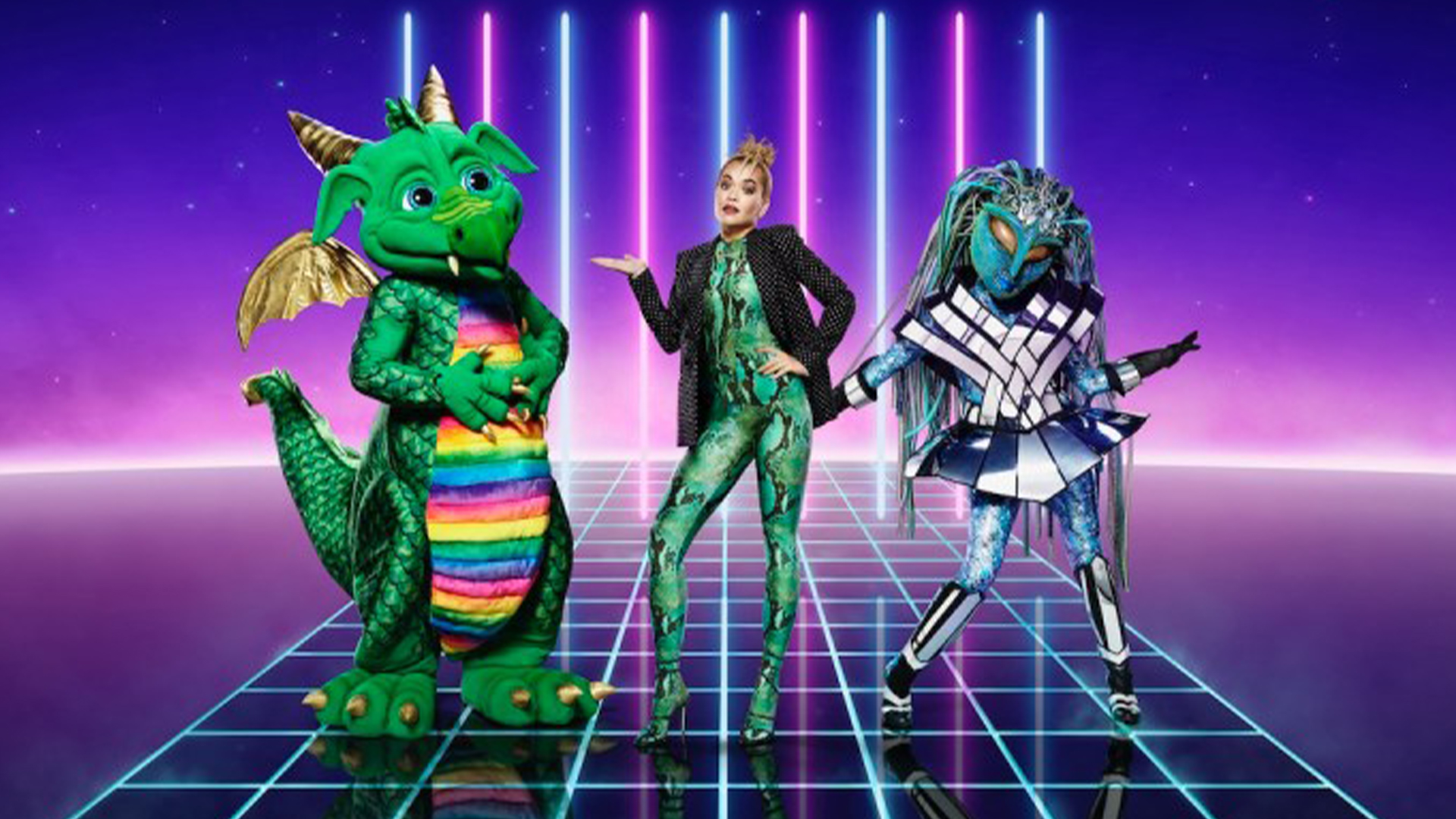 The Masked Singer contestants and Rita Ora