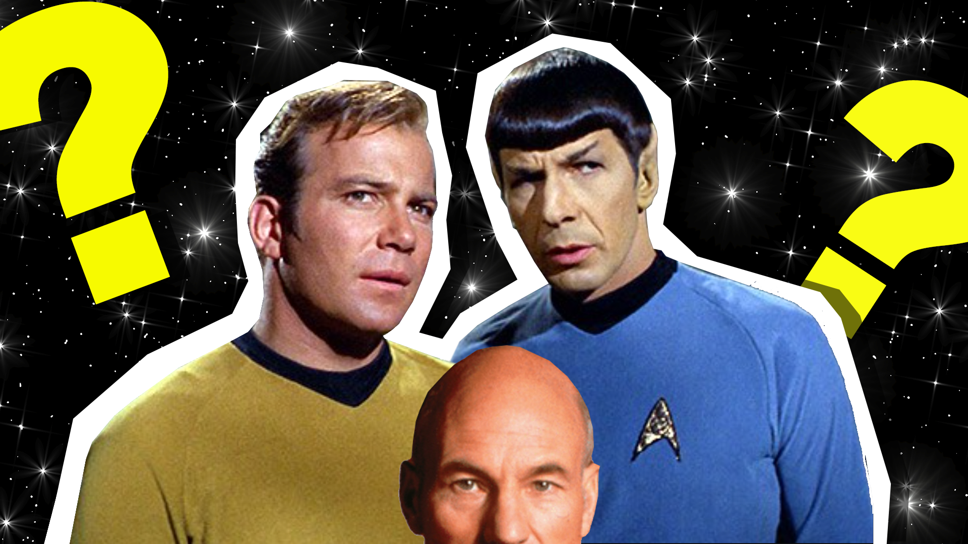 Kirk, Spock and Picard