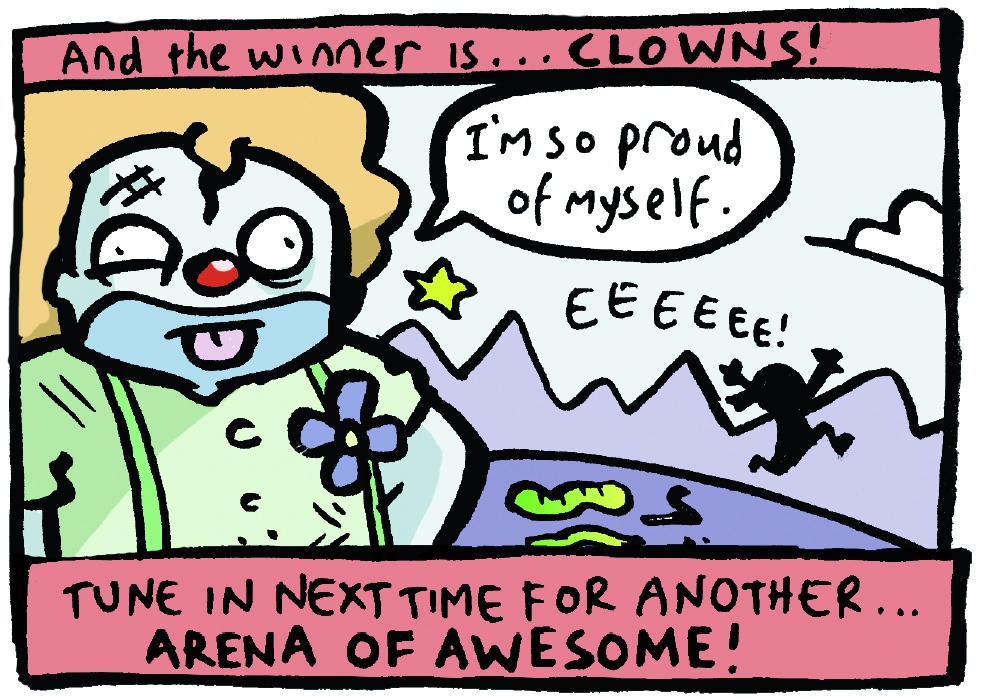 Arena of Awesome - Ninja vs. Clown, Beano, Jamie Smart