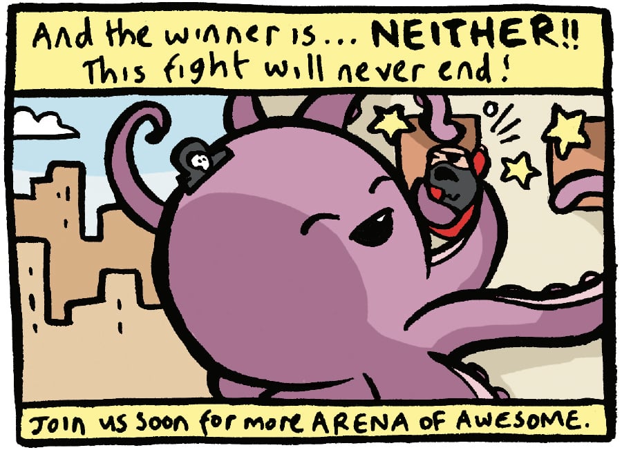 Arena of Awesome - Pirate Versus Giant Octopus