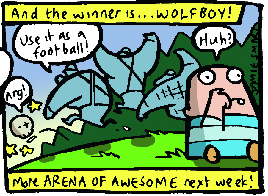 Arena of Awesome - Wolfboy vs. Skeleton, Beano, Jamie Smart