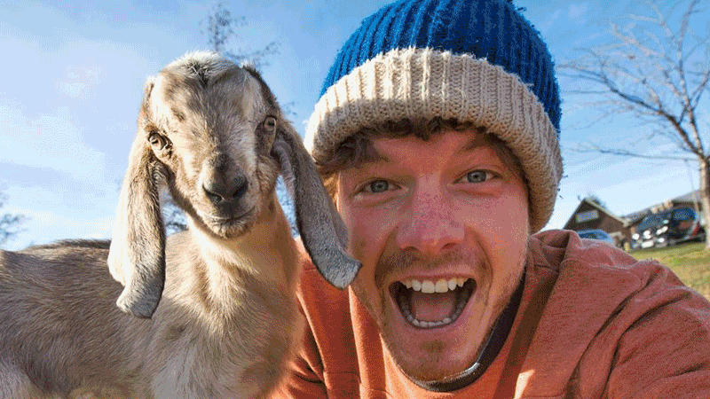 The king of animal selfies!