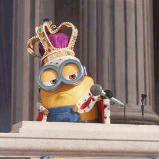 Which Minion was knighted by the Queen?