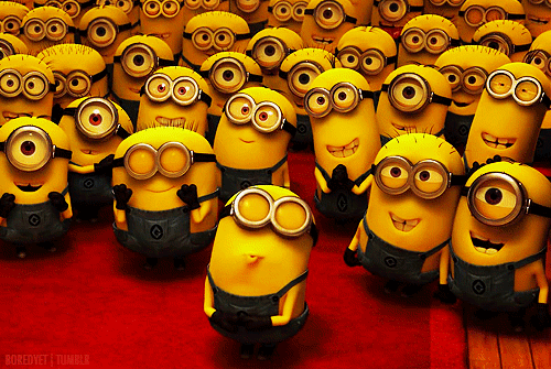 These Minions are excited